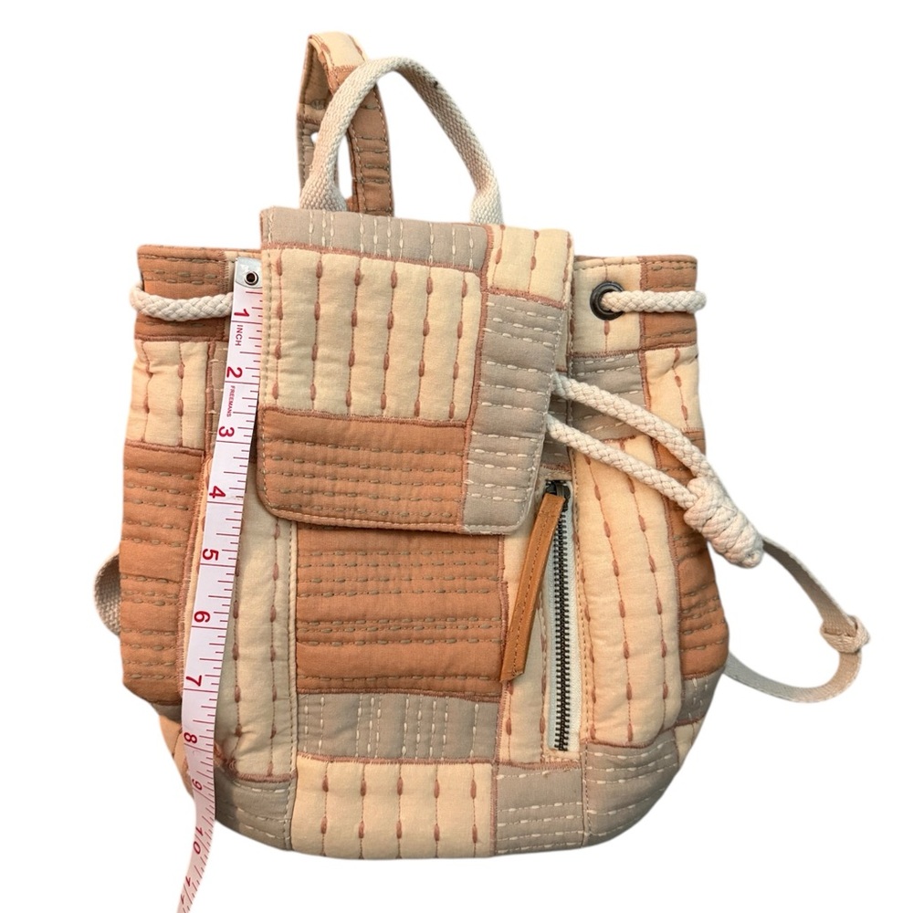Universal Thread Mini Patchwork Quilted Backpack … - image 3